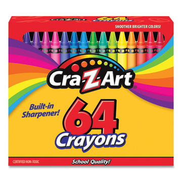 Cra-Z-Art® Crayons, 64 Assorted Colors, 64-pack freeshipping - TVN Wholesale